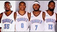 What If Kevin Durant Never Left The OKC Thunder To Join The Warriors? Durant, Westbrook, Melo, & PG