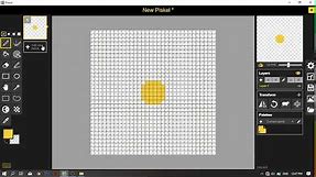How to draw a pixel art spinning coin in piskel | LNmaster2008 |