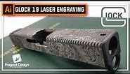 First Attempt Glock 19 Slide Using My Fiber Laser Engraving Machine