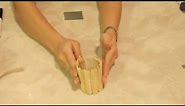 Bamboo Candle Holder Crafts : Craft Project Ideas