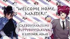 Catboy Masumi & Puppyboy Sakuya x Listener ASMR [ A3! Act! Addict! Actors! ]