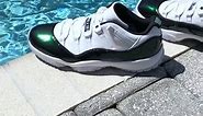 Jordan 11 Emerald aka "Iridescent" Equipped With Sole Protector Plus