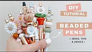 Easy Beaded Pen Tutorial | DIY Beadable Pens | Silicone & Acrylic Beads