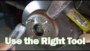 The Right Way to Remove Honda Brake Rotor Screws