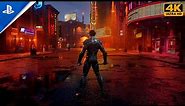 Gotham Knights - Nightwing Free Roam and Combat Gameplay (PS5 4K)