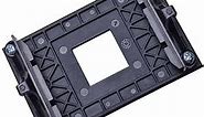 AM4 CPU Heatsink Bracket,Socket Retention Mounting Bracket for Hook-Type Air-Cooled or Partially Water-Cooled Radiators, AMD CPU Fan Bracket Base for AM4 (B350 X370 A320) (Black)