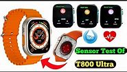 Sensor Test Of T800 Smartwatch | T800 smartwatch sensor #smartwatchclub #sensor