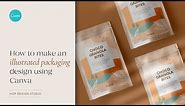 Canva Tutorial: How to Make an Illustrated Packaging Design