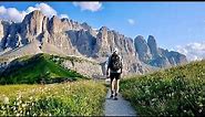 Solo Hiking 50 Miles on Alta Via 2 Dolomites Italy