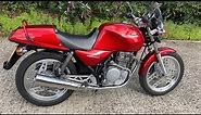 Honda XBR500 - Walk Around and Short Ride Out (Classic Motorcycle)