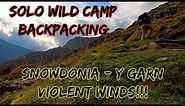 Solo Wild Camp :: Snowdonia National Park, Wales, UK :: Y Garn