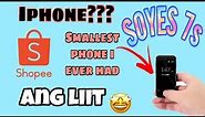 SOYES 7S | UNBOXING THE SMALLEST TOUCHSCREEN SMARTPHONE I EVER HAD FROM SHOPEE!