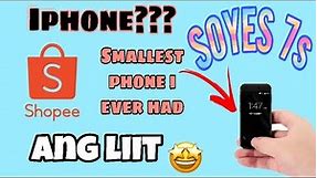 SOYES 7S | UNBOXING THE SMALLEST TOUCHSCREEN SMARTPHONE I EVER HAD FROM SHOPEE!