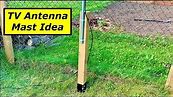 Another TV Antenna Mast Pole Idea