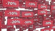 4K Discount Promotion Sale Percent Numbers - Loop