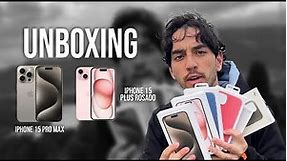 UNBOXING iPhone 15 Pro Max iPhone 15 Plus Rosado - 2023