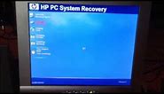Restoring The HP Pavilion 753n To The Factory Windows Install