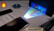Amazing Mini DLP 4K Pocket Projector with Android - DIY Projector Screen