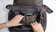 Estarer 17-Inch Laptop Canvas & Leather Messenger Bag Review!