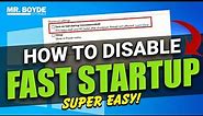 How to Disable Fast Startup on Windows 10