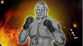 How To Draw WWE Superstar Brock Lesnar Easy Step By Step | Part 1 | Shwet Sketches