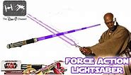 Mace Windu Force Action Electronic Lightsaber | Rare toy Review | The Dan-O Channel