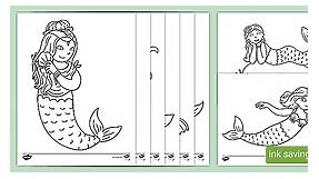 Mermaids Colouring Pages