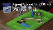 How to Age Copper and Brass with Ammonia