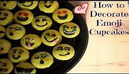 How to Make Emoji Cupcakes | Valentine's Day or Birthday Treats