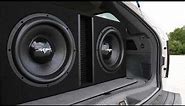 Skar Audio 5,000 Watt EVL-2X15D4 Dual 15-inch Loaded Subwoofer Enclosure Demo!!
