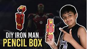 DIY Iron Man Pencil Box | How To Make Iron Man Pencil Box | Avenger Crafts Ideas | Sparsh Hacks