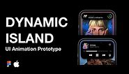 Dynamic Island Notch Design with Interactive Components in Figma | iPhone 14 Pro Mockup | Tutorial |