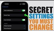 15 iPhone HIDDEN Settings You Need to CHANGE in 2024 !