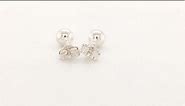 Sterling Silver Polished Round Ball 5mm Stud Earrings