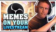 How to Add Memes on your Livestream and OBS