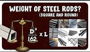 How to calculate weight of steel bars? || Estimate steel for construction || BY VINAY || #civilogy