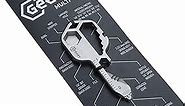 Multi-tool | Original Key Shaped Pocket Tool | Stainless Steel Keychain Utility Gadget | 16+ Tools | TSA Safe Multitool | Gift for Men, Women, Valentine's, Groomsmen, Birthday, Father