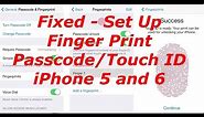 Touch ID Fingerprint Scanner on iPhone 5, 6, iPad Air 2, or iPad - Set Up
