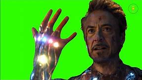 Avengers Endgame "I am iron man" Green screen