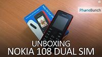 Nokia 108 Dual SIM Unboxing and First Hands on