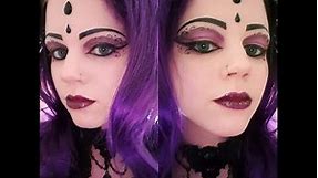 Gothic Romantic Make Up Tutorial - Purple Gothic Make Up