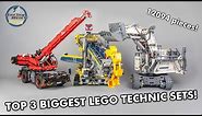 Top 3 biggest LEGO Technic sets compared! (2019)