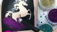 Unicorn Glitter Tattoo, Great for Unicorn Theme Parties & Events