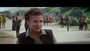 Star Wars: The Force Awakens Leia & Han Solo scene