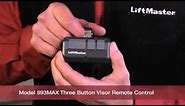 How To Program Liftmaster MAX Remotes