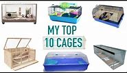 MY TOP 10 HAMSTER CAGES