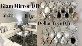 Dollar Tree DIY Mirror Wall Art Best Inexpensive Glam DIY