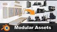 Making Modular kits For 3d Building assets