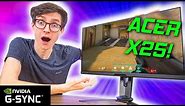 THE BEST GAMING MONITOR EVER! 🥰 Acer Predator X25 360Hz Gaming Monitor Review!