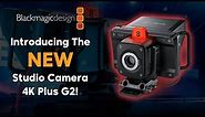 Check Out Blackmagic Design's NEW Studio Camera 4K Plus G2!